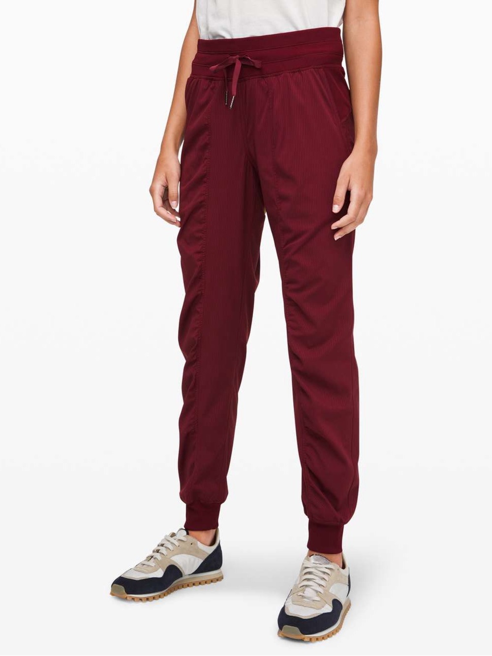 185. Lululemon Dance Studio Jogger Deep Rouge Red 28” size 2